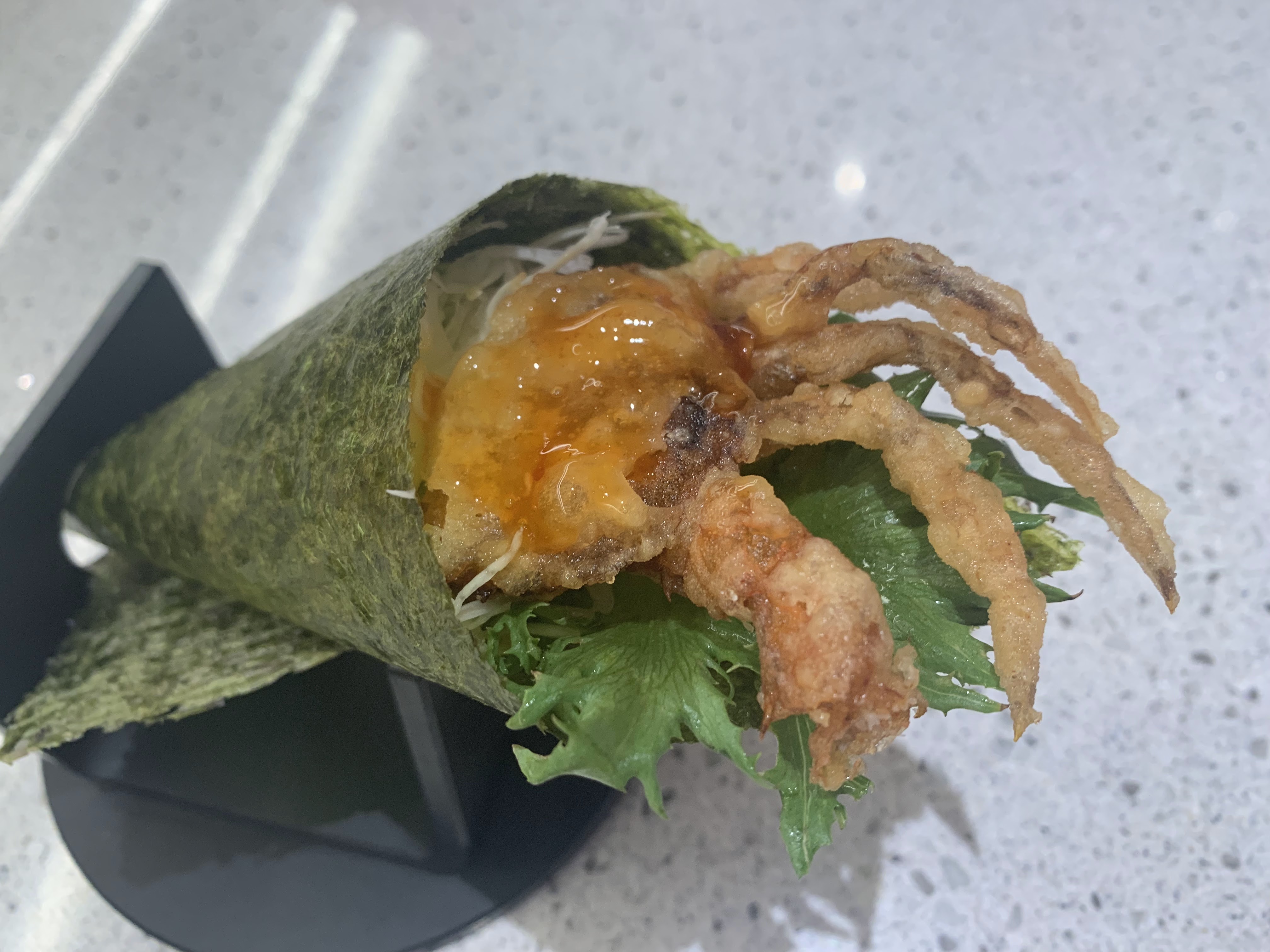 炸軟殼蟹手捲