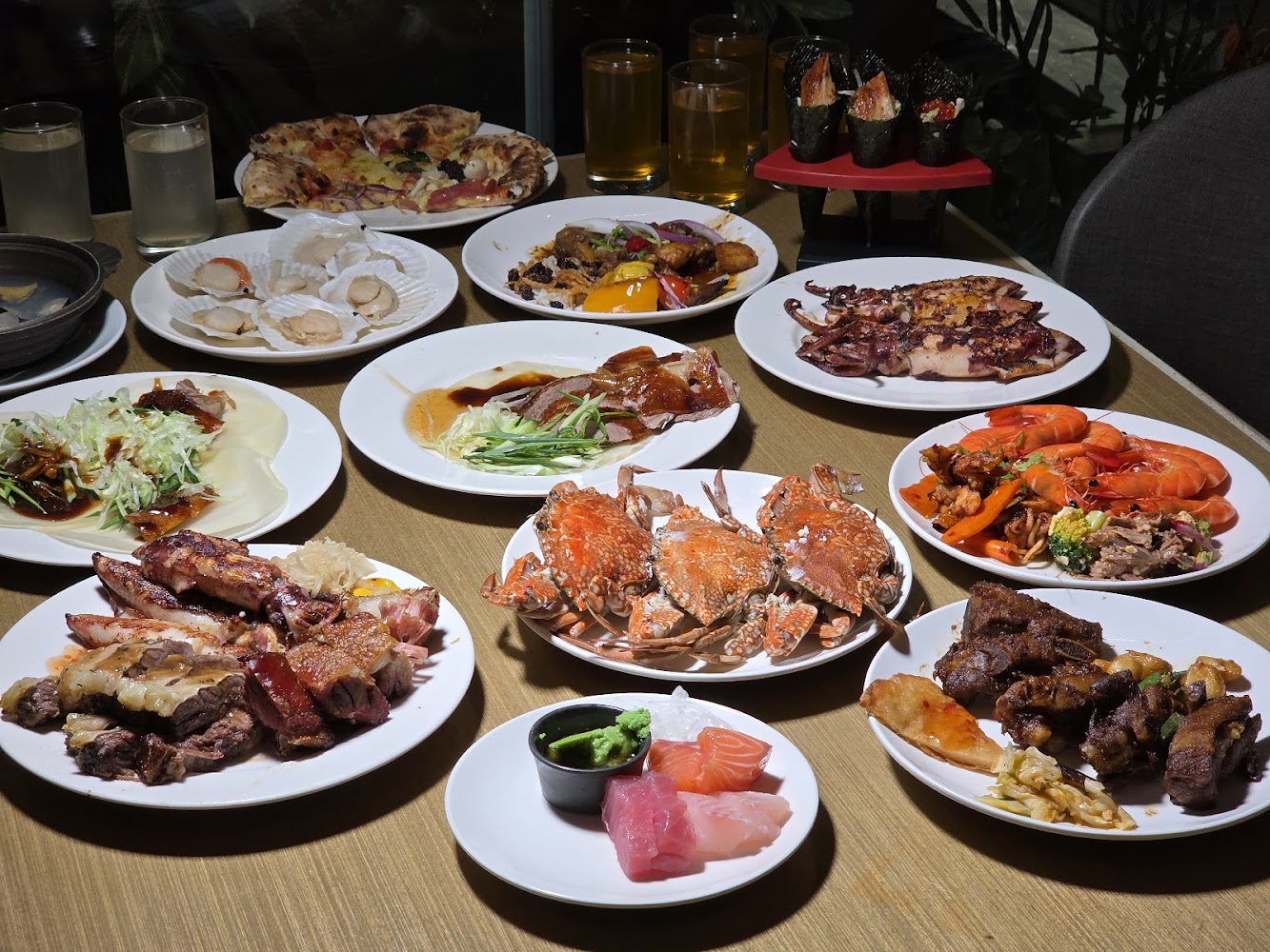 茹曦酒店 SUNNY BUFFET 豐盛海鮮與燒烤自助餐桌