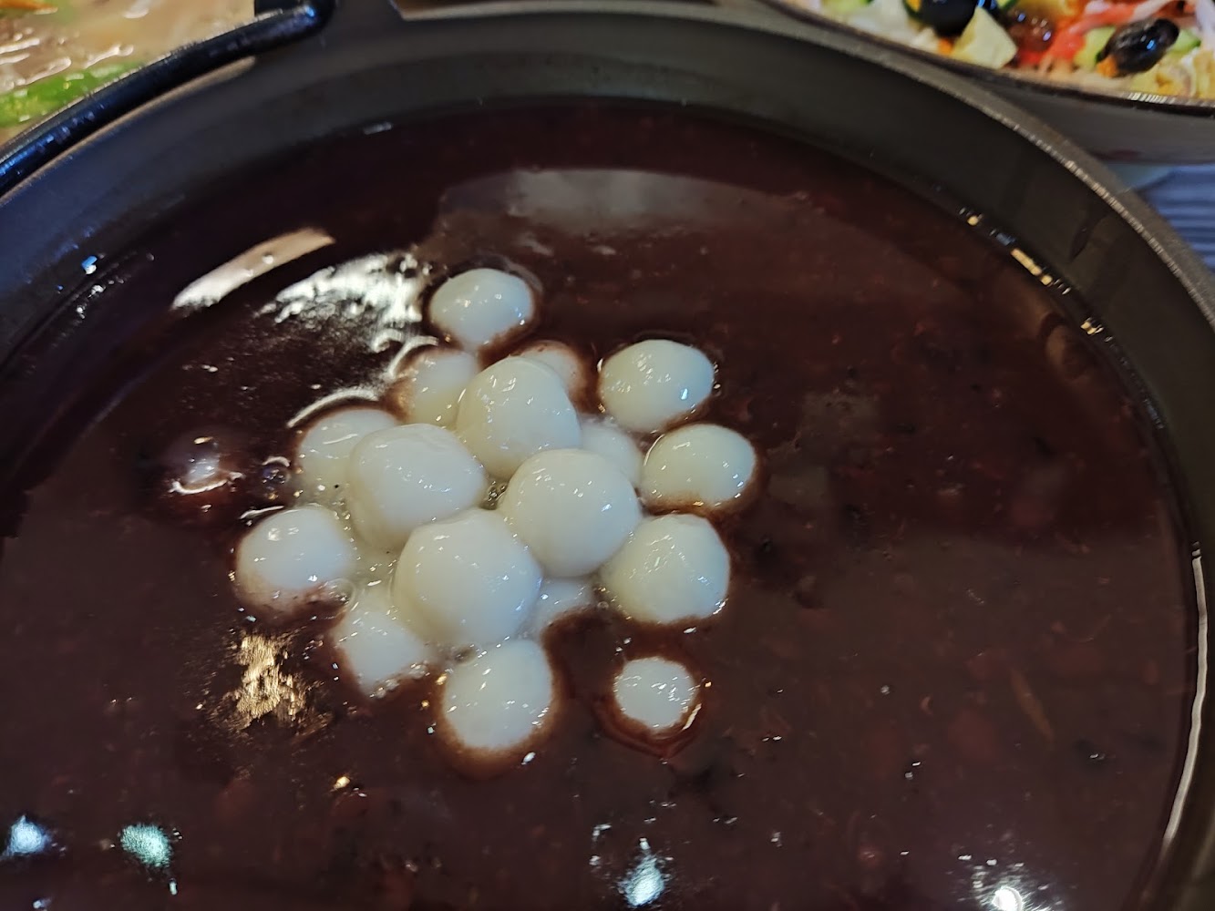漁市大眾食堂紅豆湯與湯圓