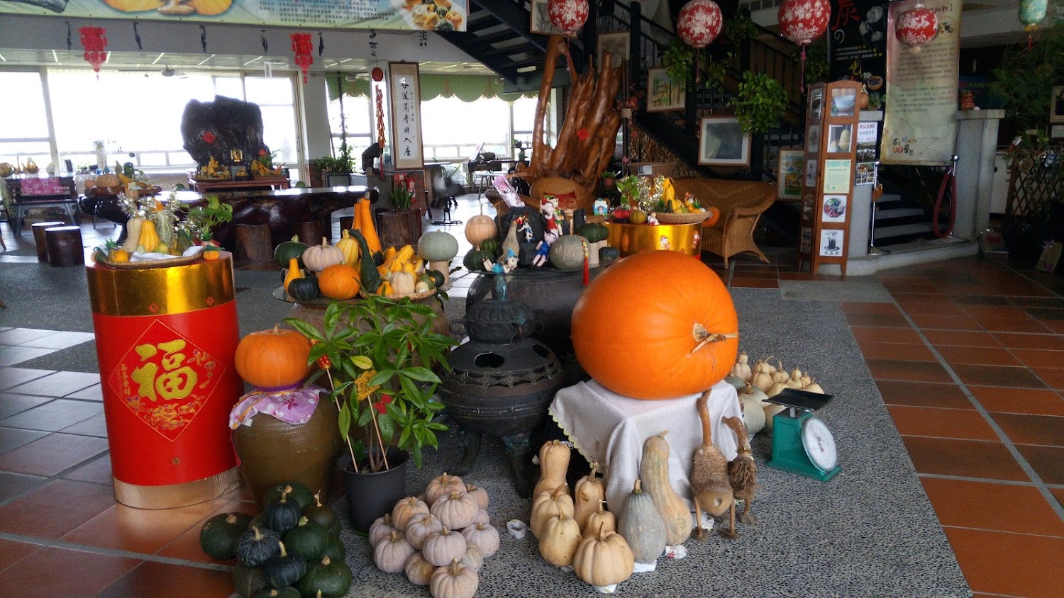 南瓜故事館室內南瓜展示