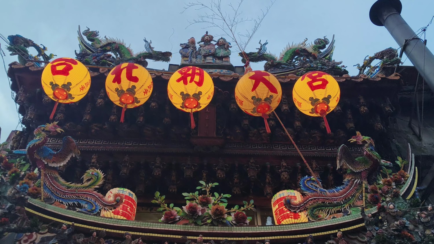 台北朝天宮廟門