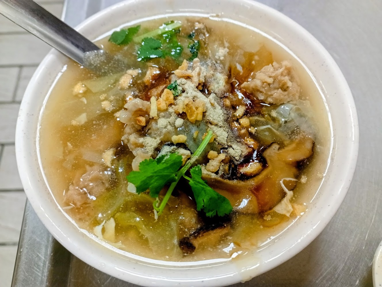 小文肉羹魯肉飯的羹湯
