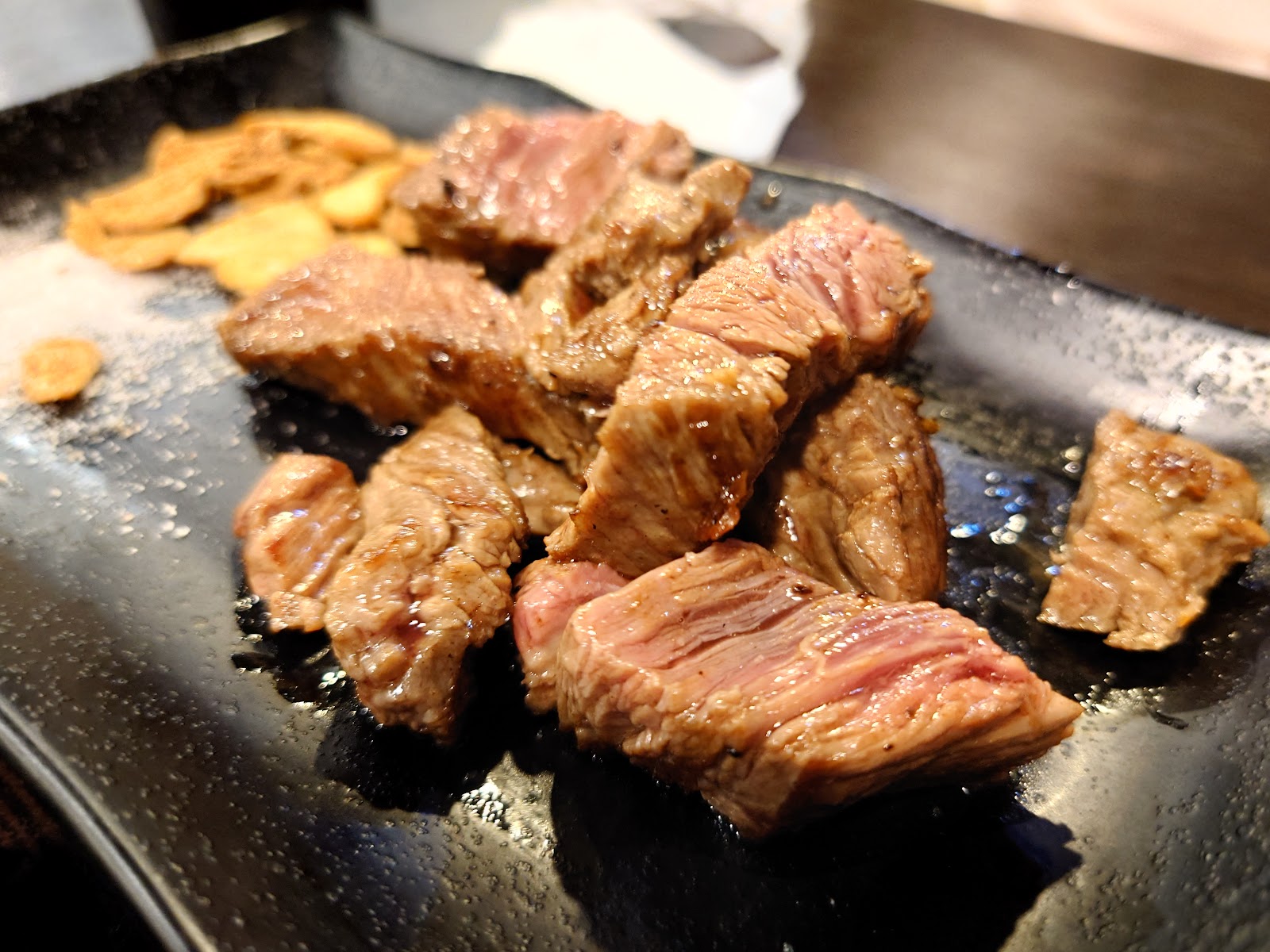 墨手鐵板燒 高雄岡山 鐵板嫩煎牛肉片
