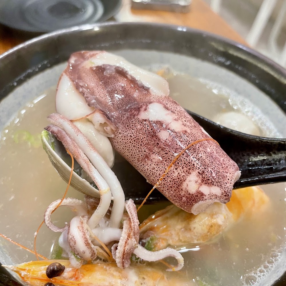 花枝蝦子海鮮湯
