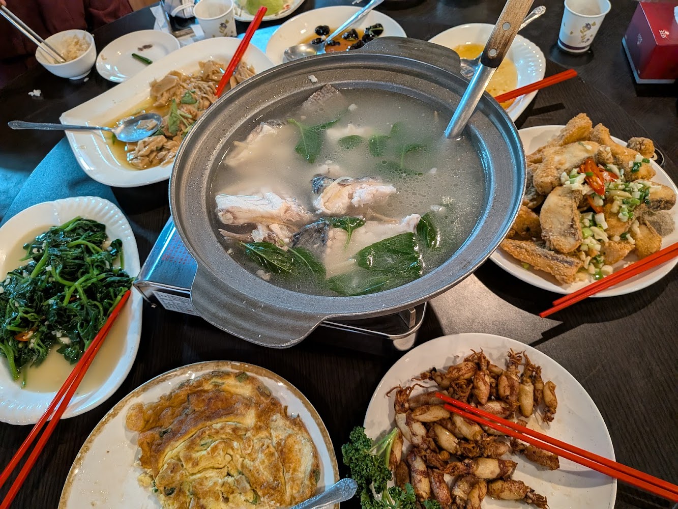 黃山秘境景觀餐廳整桌中式合菜