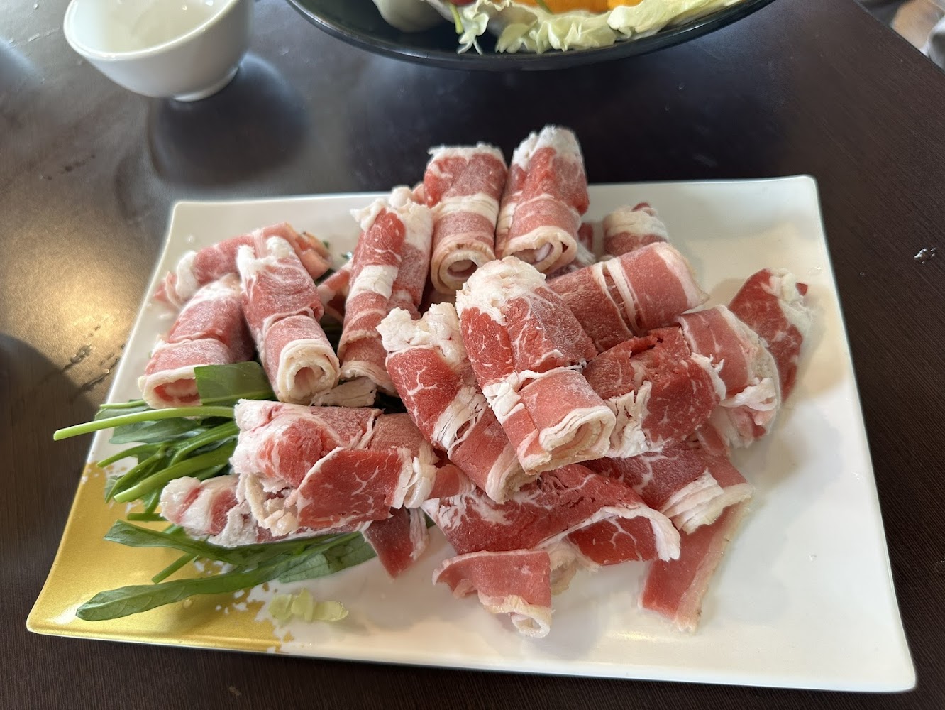 水庫沒關火鍋肉片盤