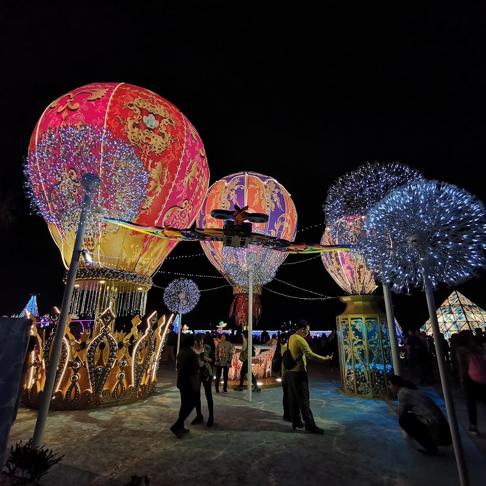 大鵬灣國際休閒特區夜晚熱氣球燈飾展演