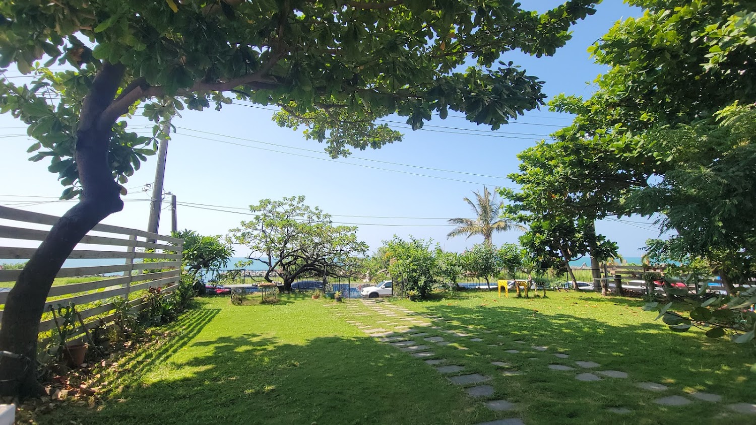 意滿漁庭院與海景環境