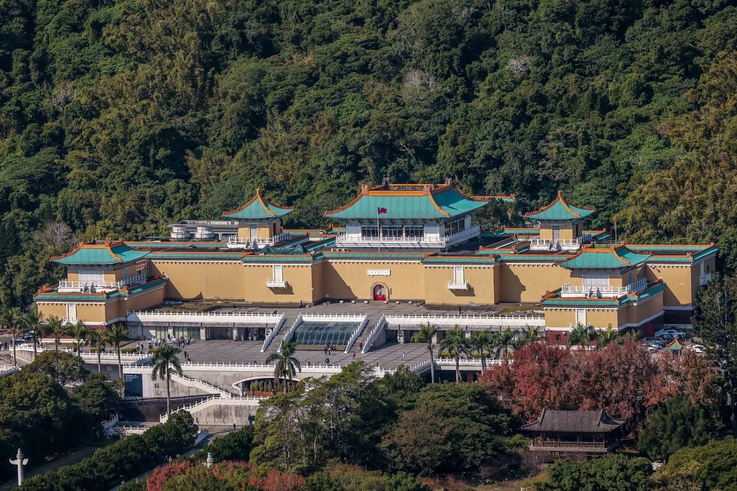 國立故宮博物院山景建築全貌