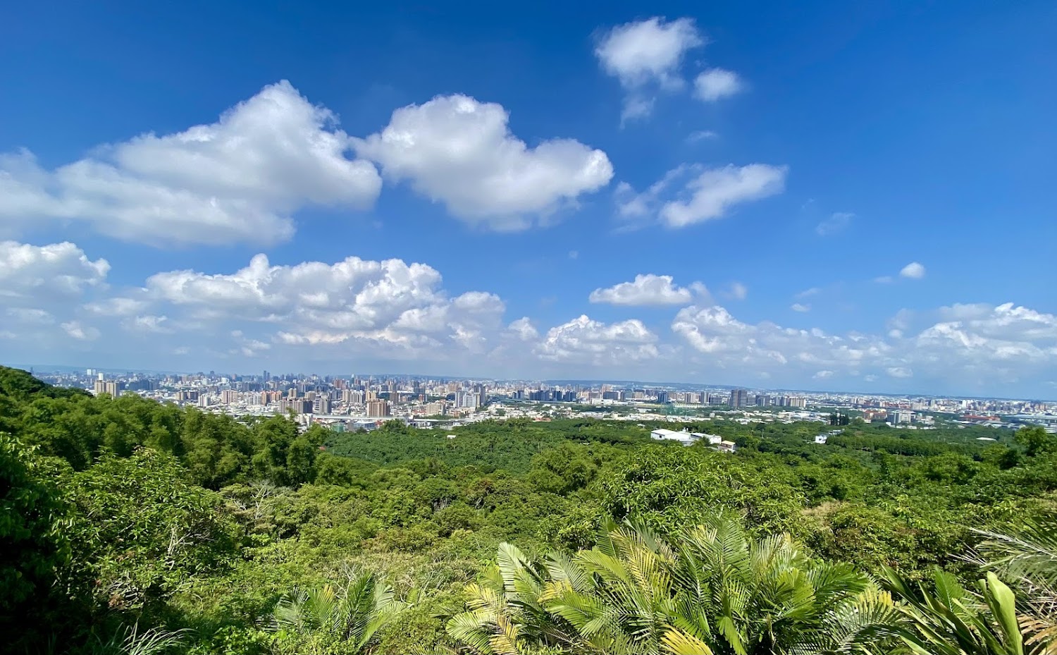 大坑風景區遠望台中城市景觀