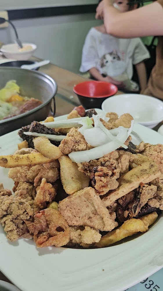 水庫沒關鹽酥雞拼盤