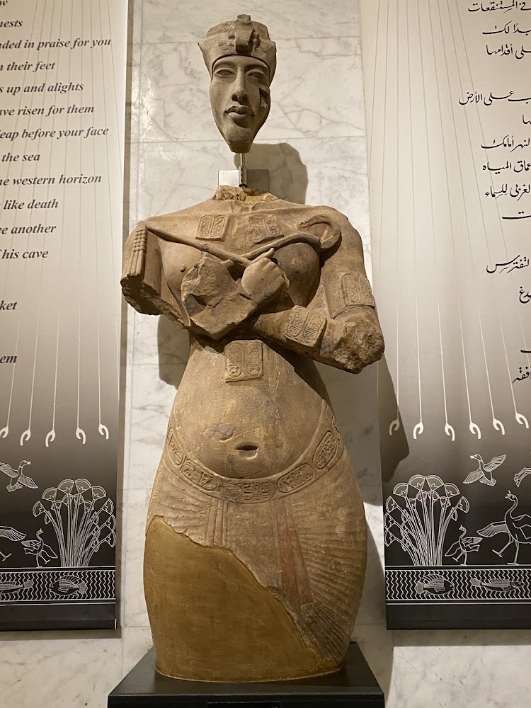 埃及文明國家博物館法老雕像