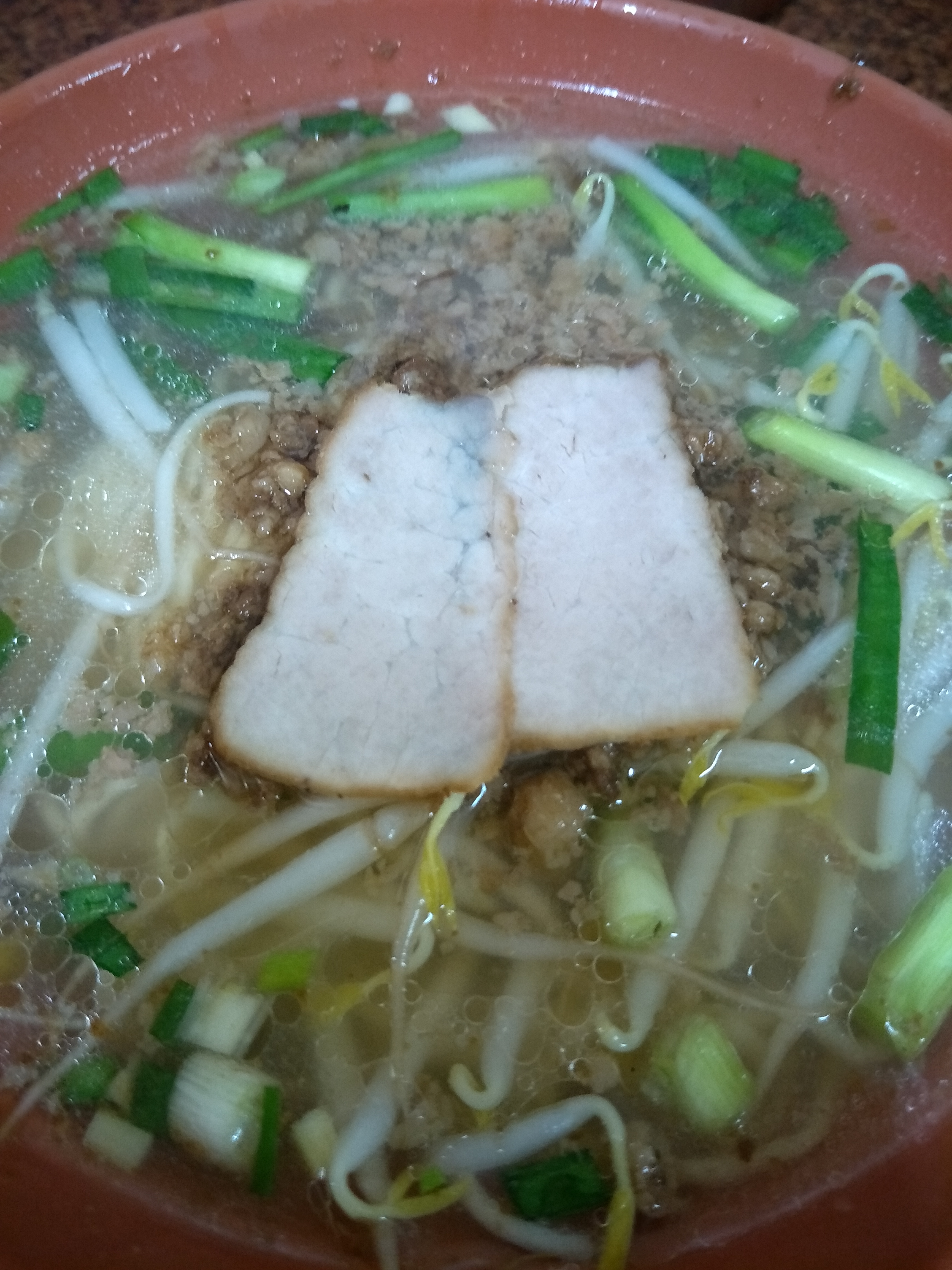 清湯豬肉湯麵