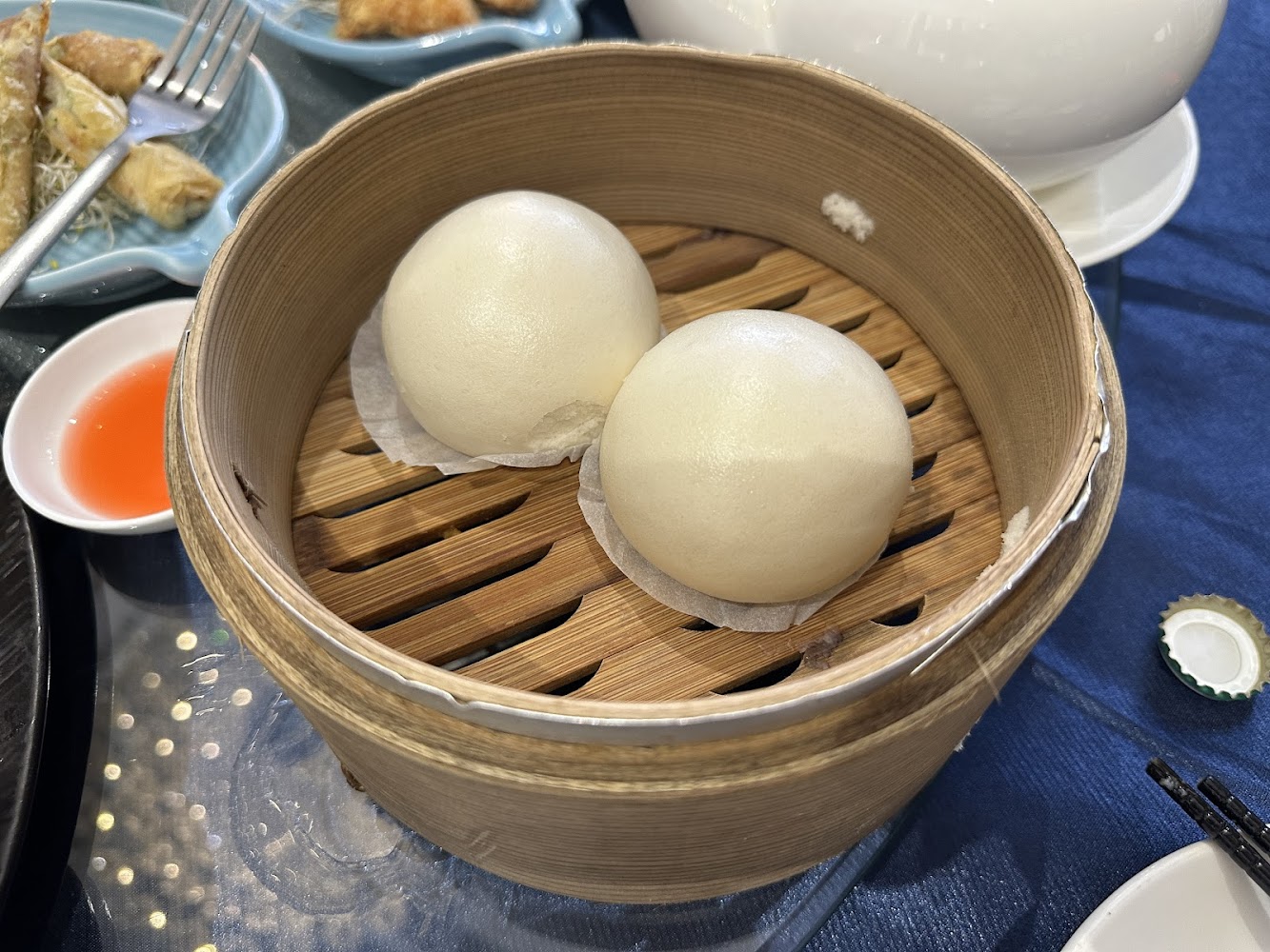 東方宴海森會館蒸籠包子