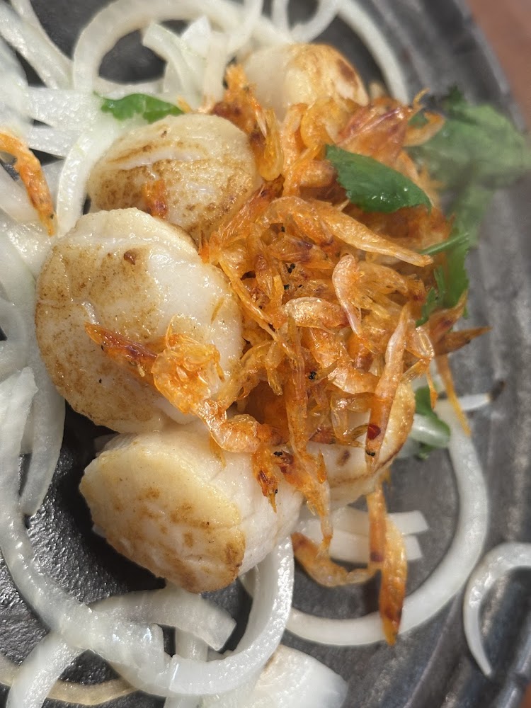 煎干貝料理