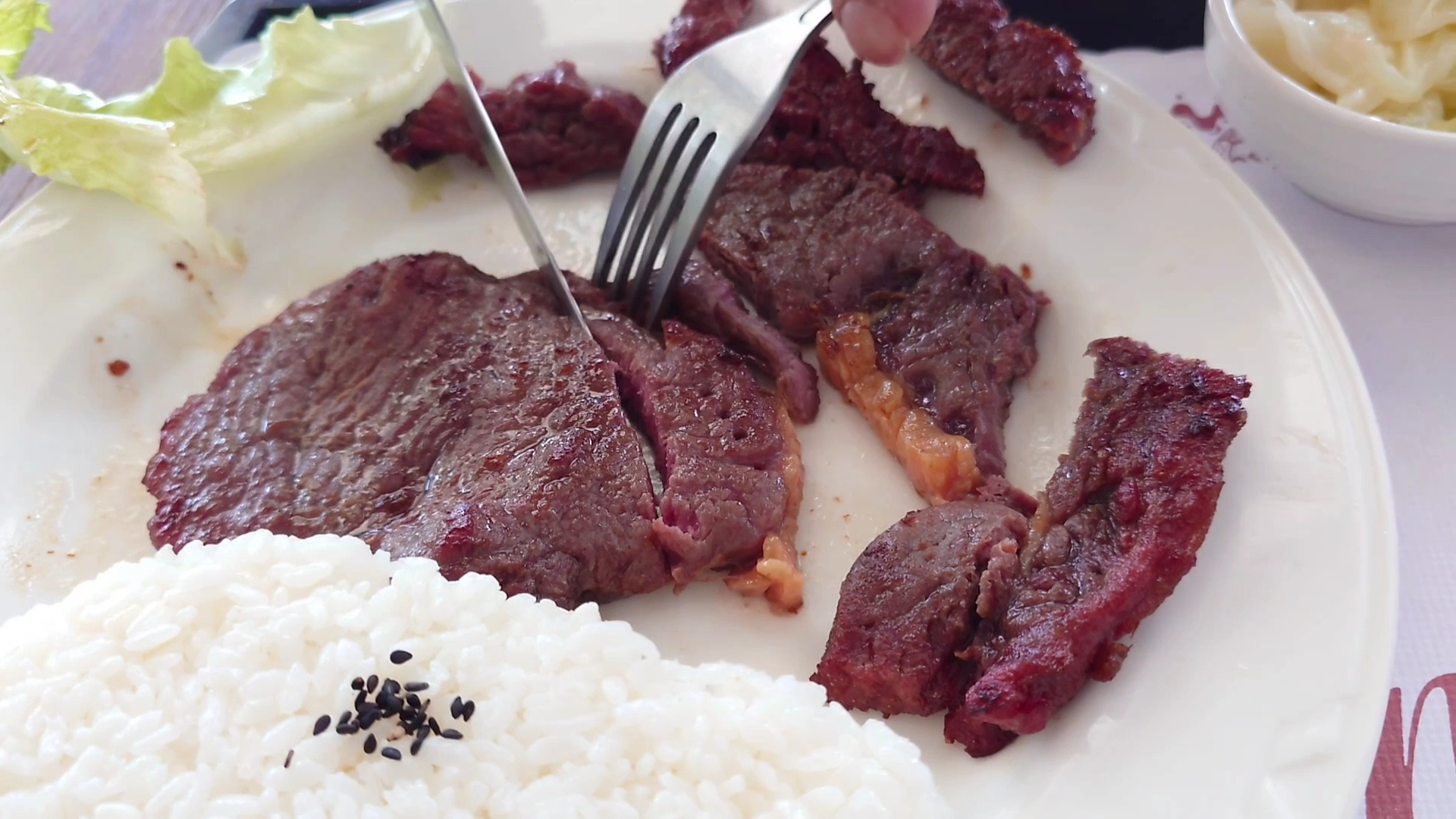 中角灣咖啡牛排飯套餐