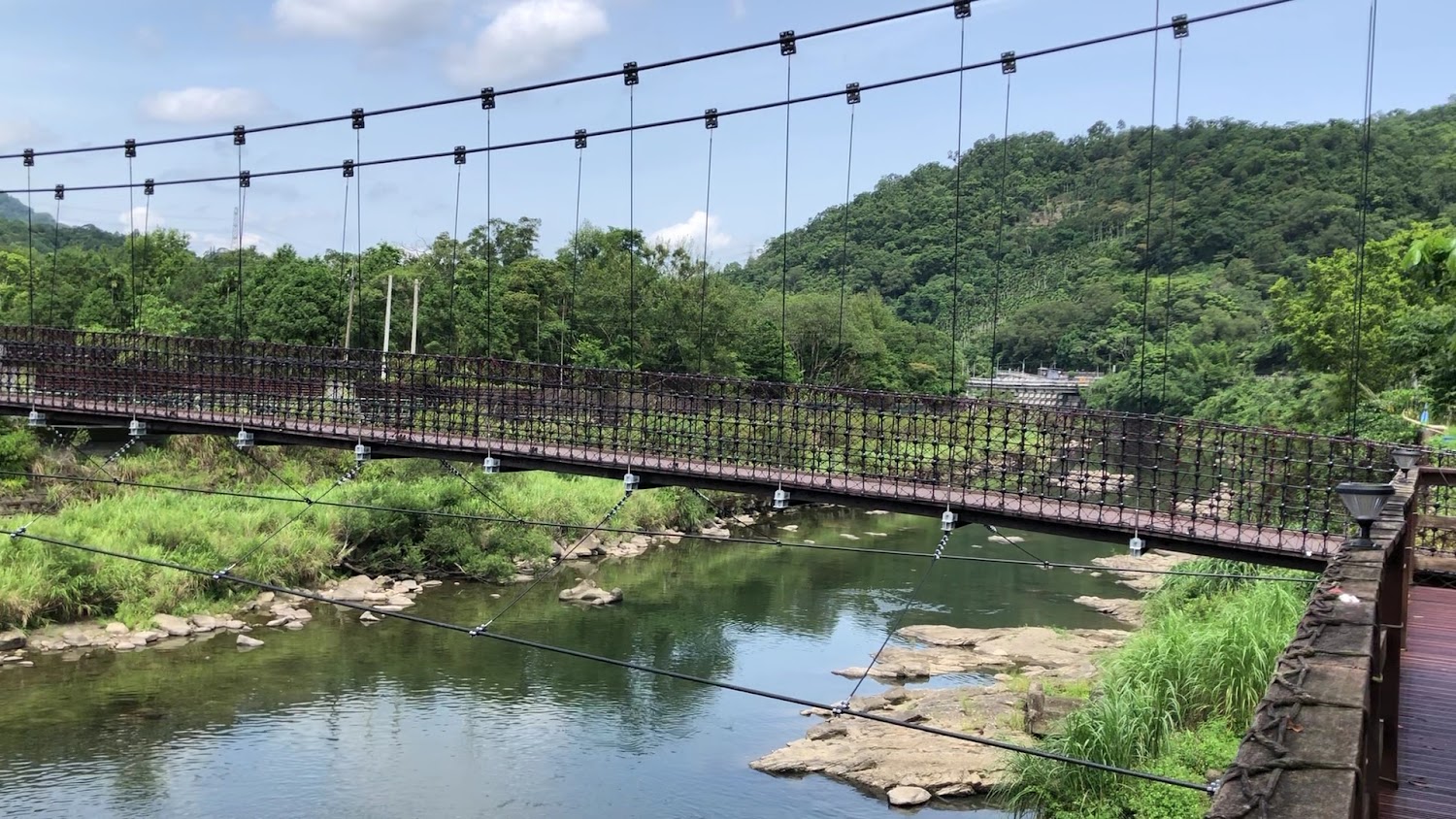 坪林親水公園吊橋景觀