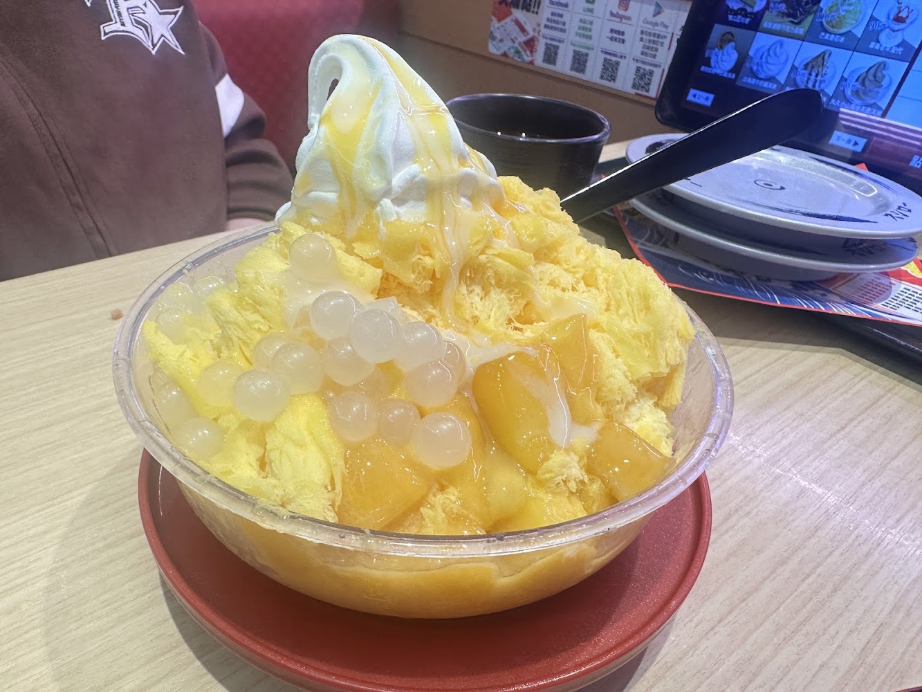 芒果雪花冰甜點