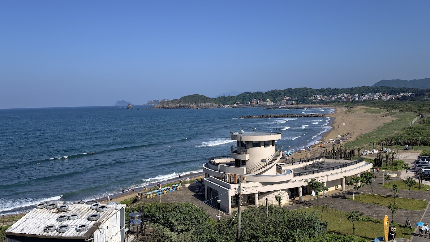 海上日出海洋咖啡所在海灘與北海岸景觀