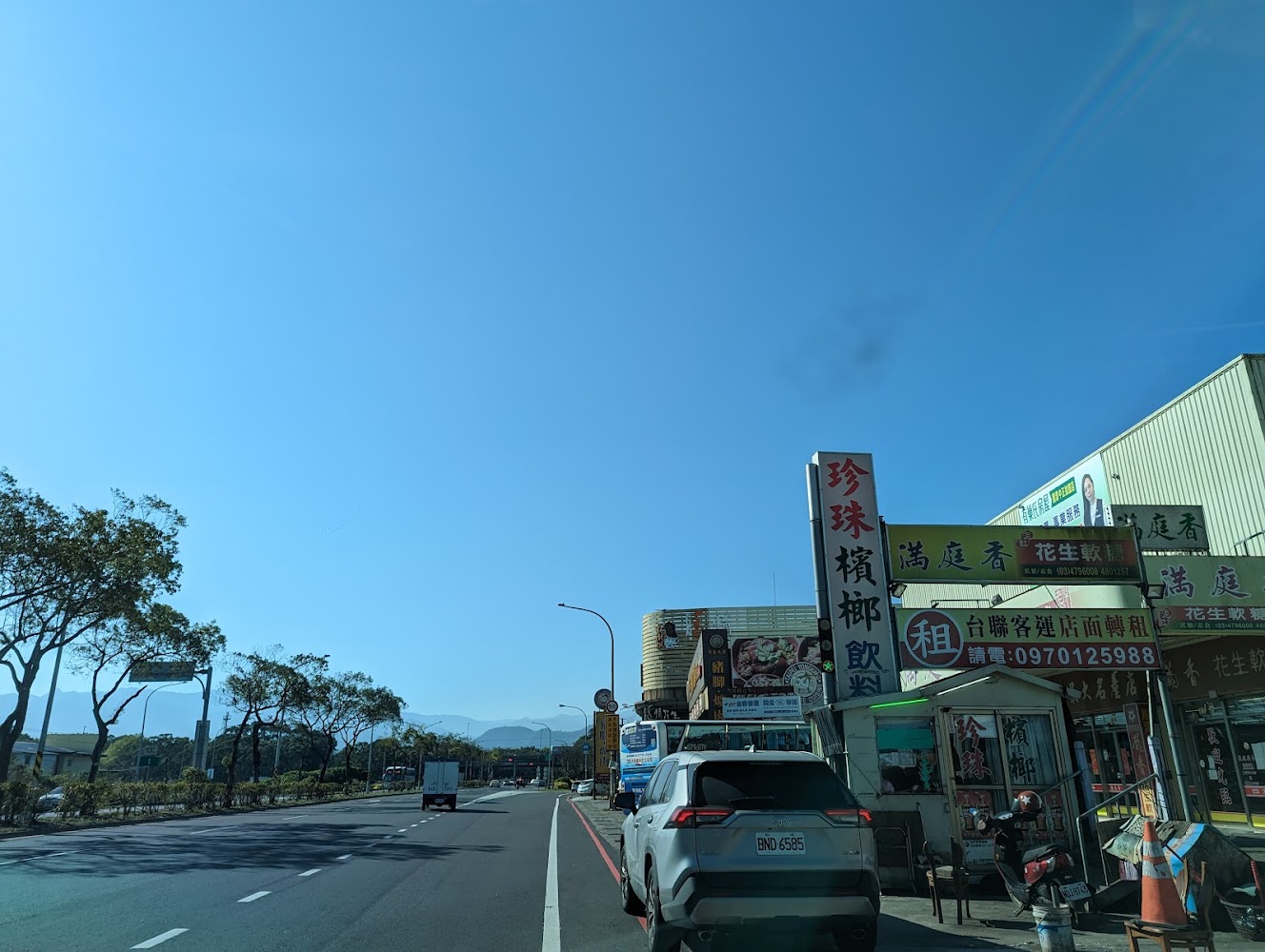 龍潭站周邊街道景觀