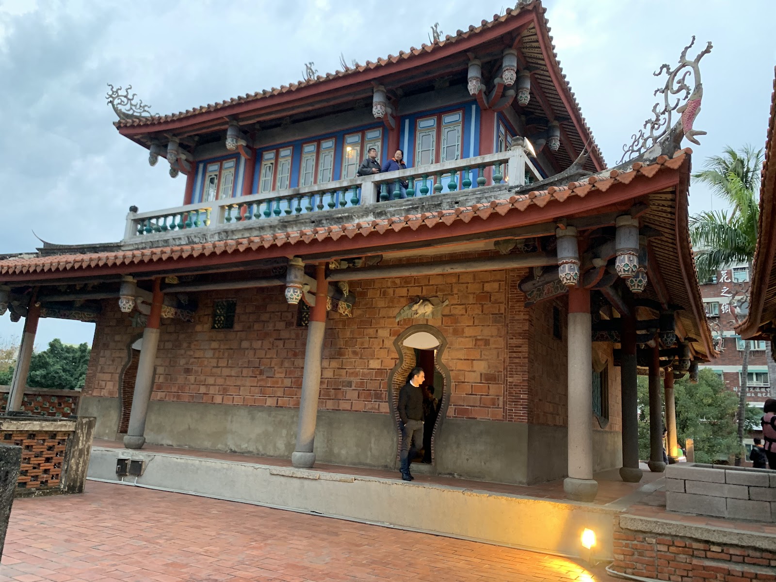 赤崁樓古建築側面近景台南景點