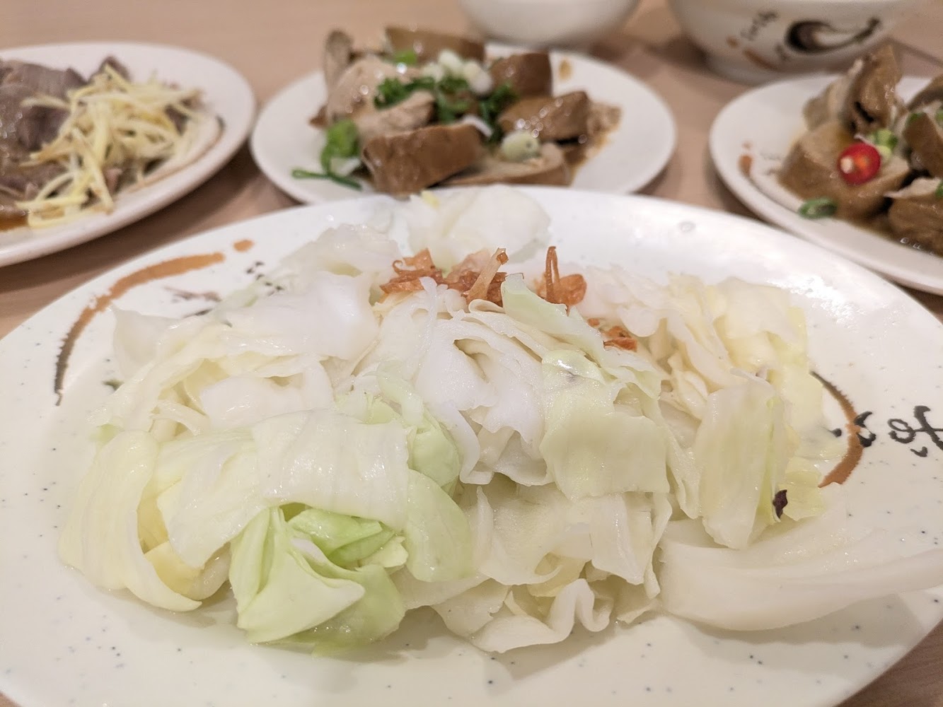 竹北黑燙高麗菜與小菜