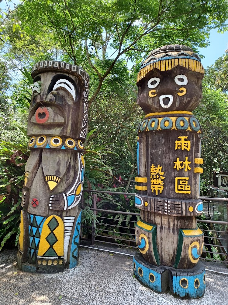 熱帶雨林區圖騰柱