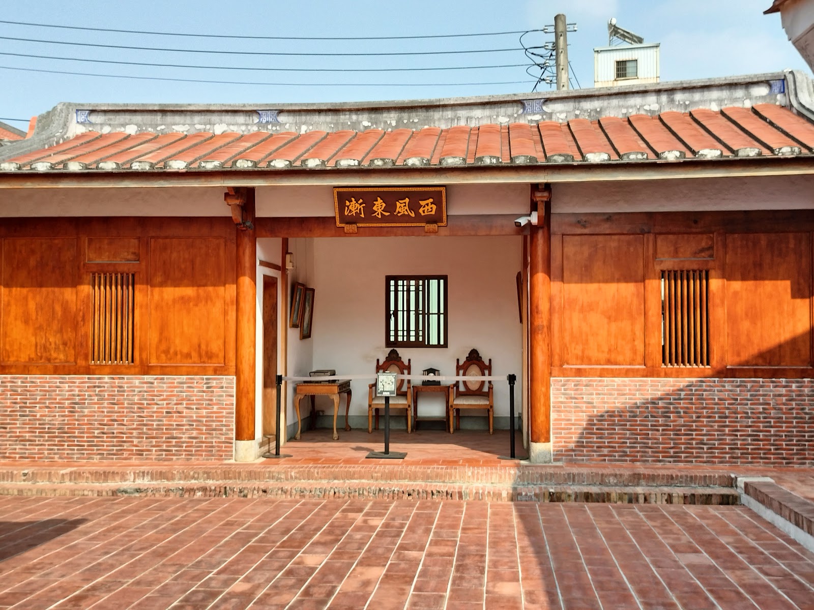 鳳邑城隍廟西東風漸廂廊,傳統閩南建築風格