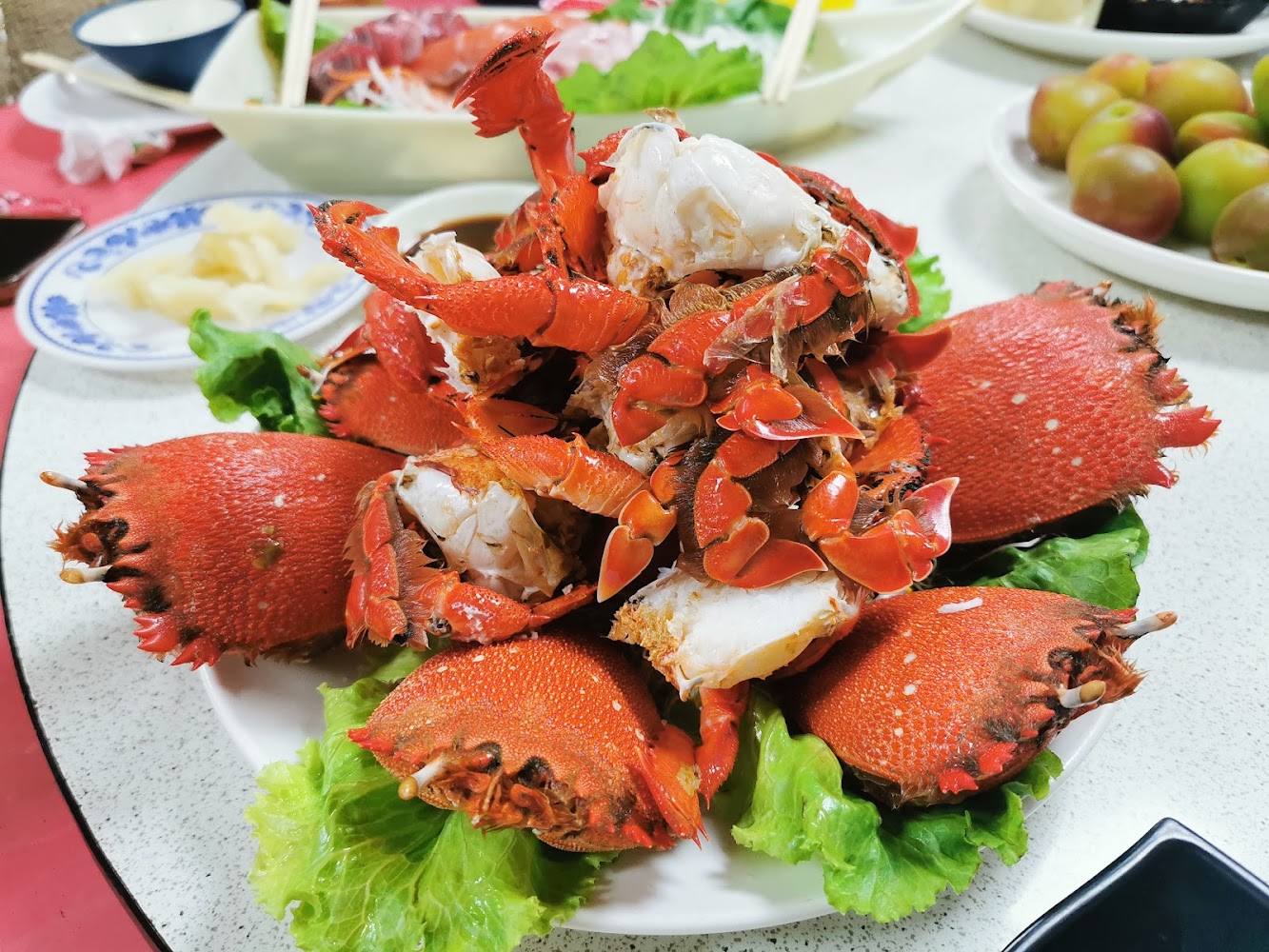 過嶺生猛海鮮館蟳料理