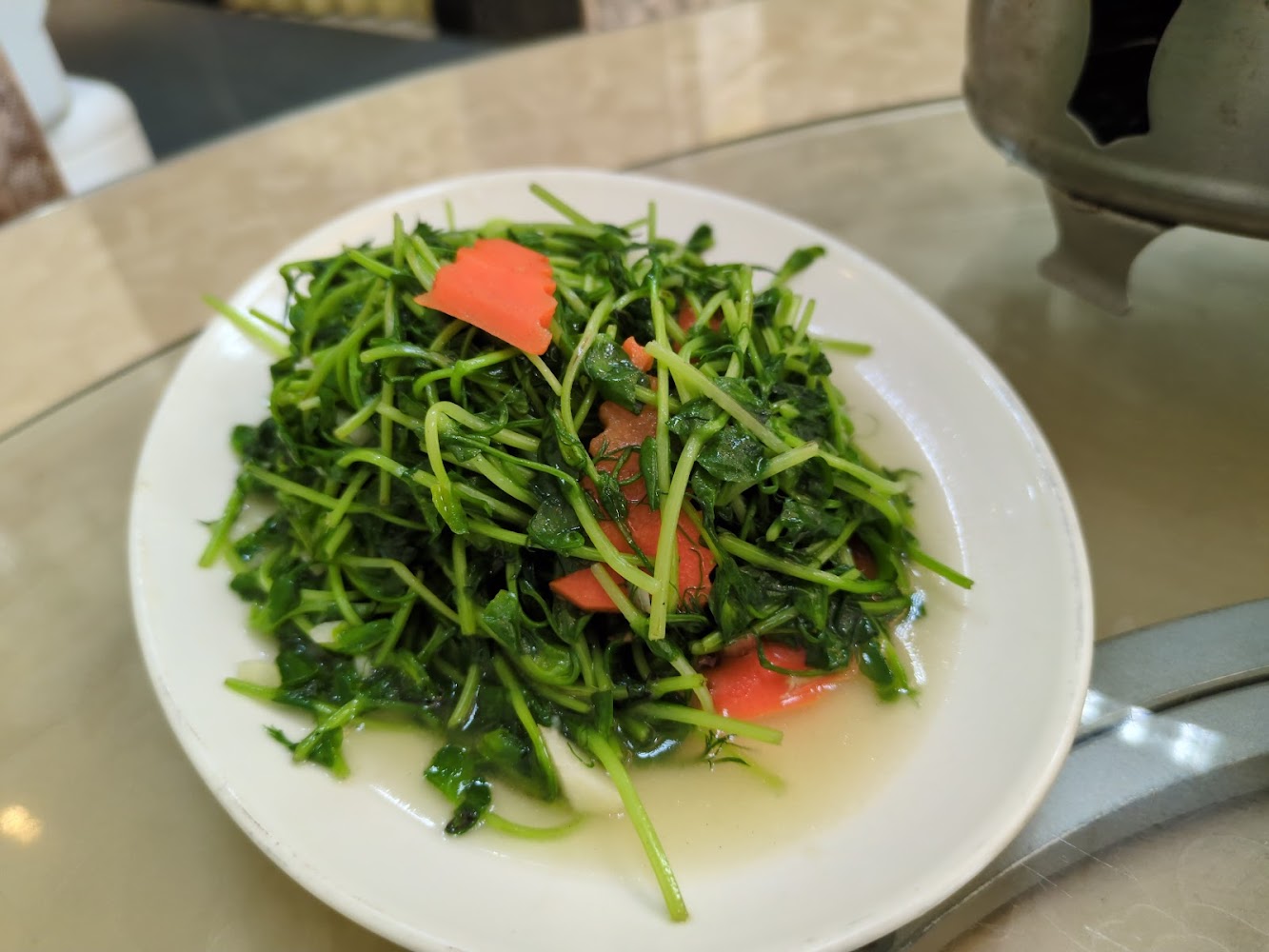 炒豆苗料理