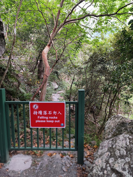 綠水步道隧道與木棧橋景色