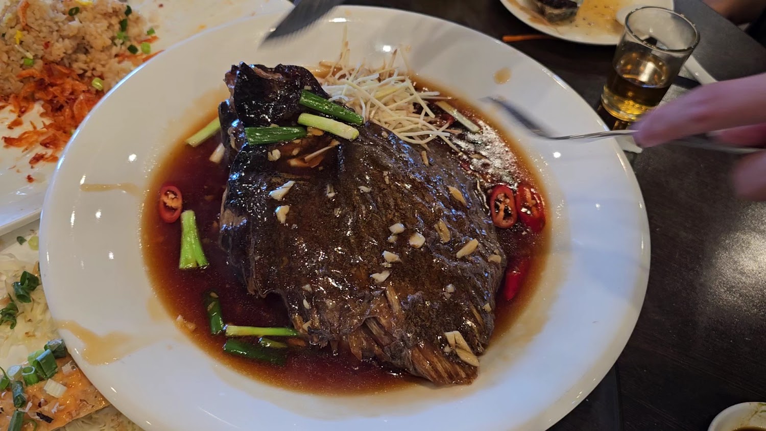 阿榮坊清蒸魚近拍