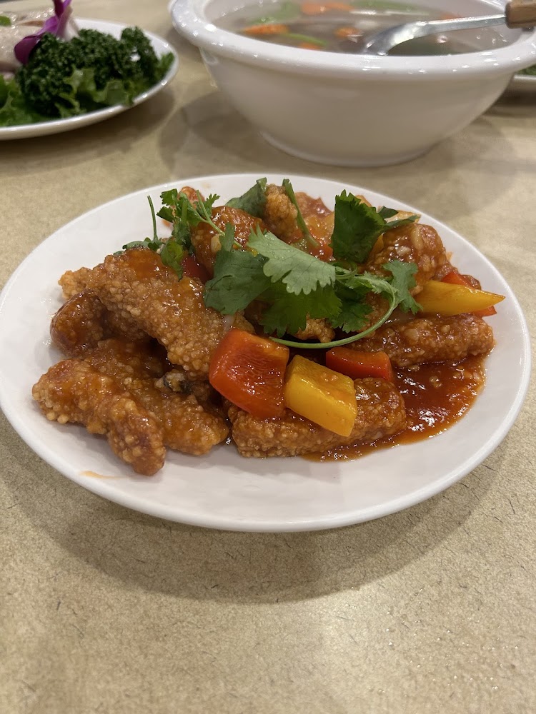 竹園台菜餐廳糖醋魚片