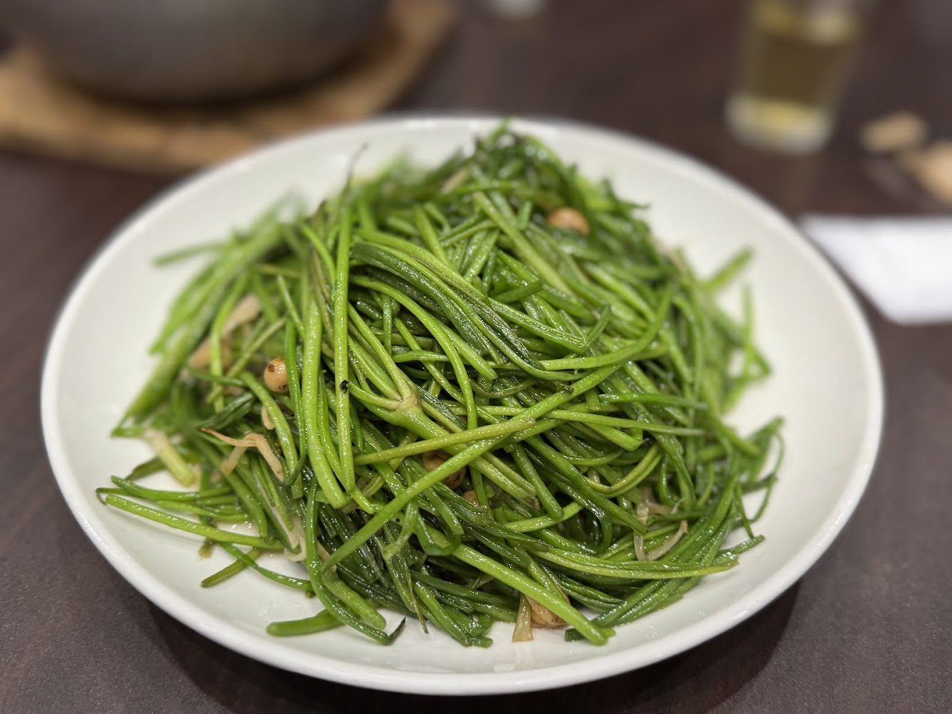 四兩千金活蝦之家炒空心菜