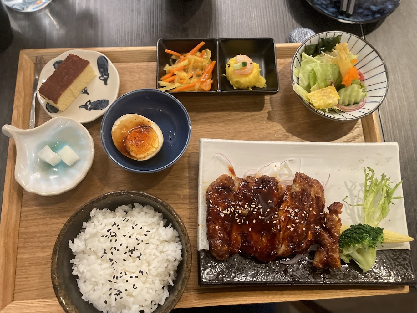 醬烤雞排定食