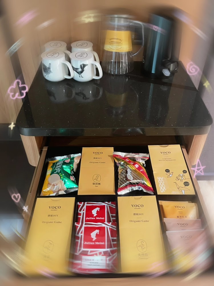 嘉義福容voco酒店客房備品與飲品區