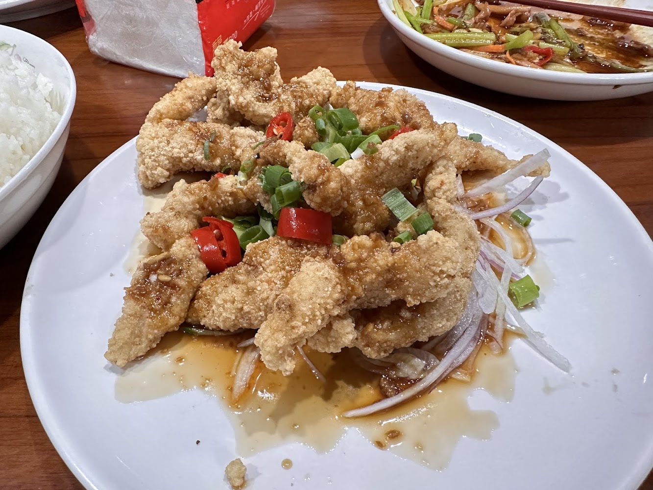 味味香客家庭園餐廳酥炸魚柳