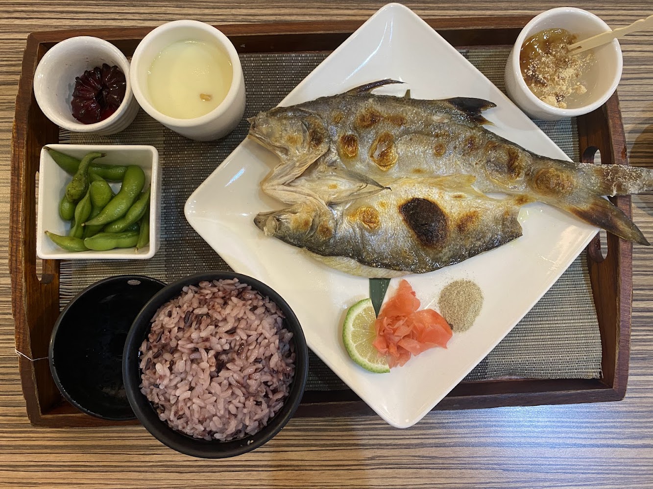 漁市大眾食堂烤魚定食套餐