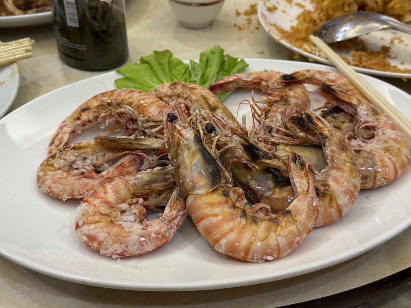 東昇餐廳鹽水大蝦料理