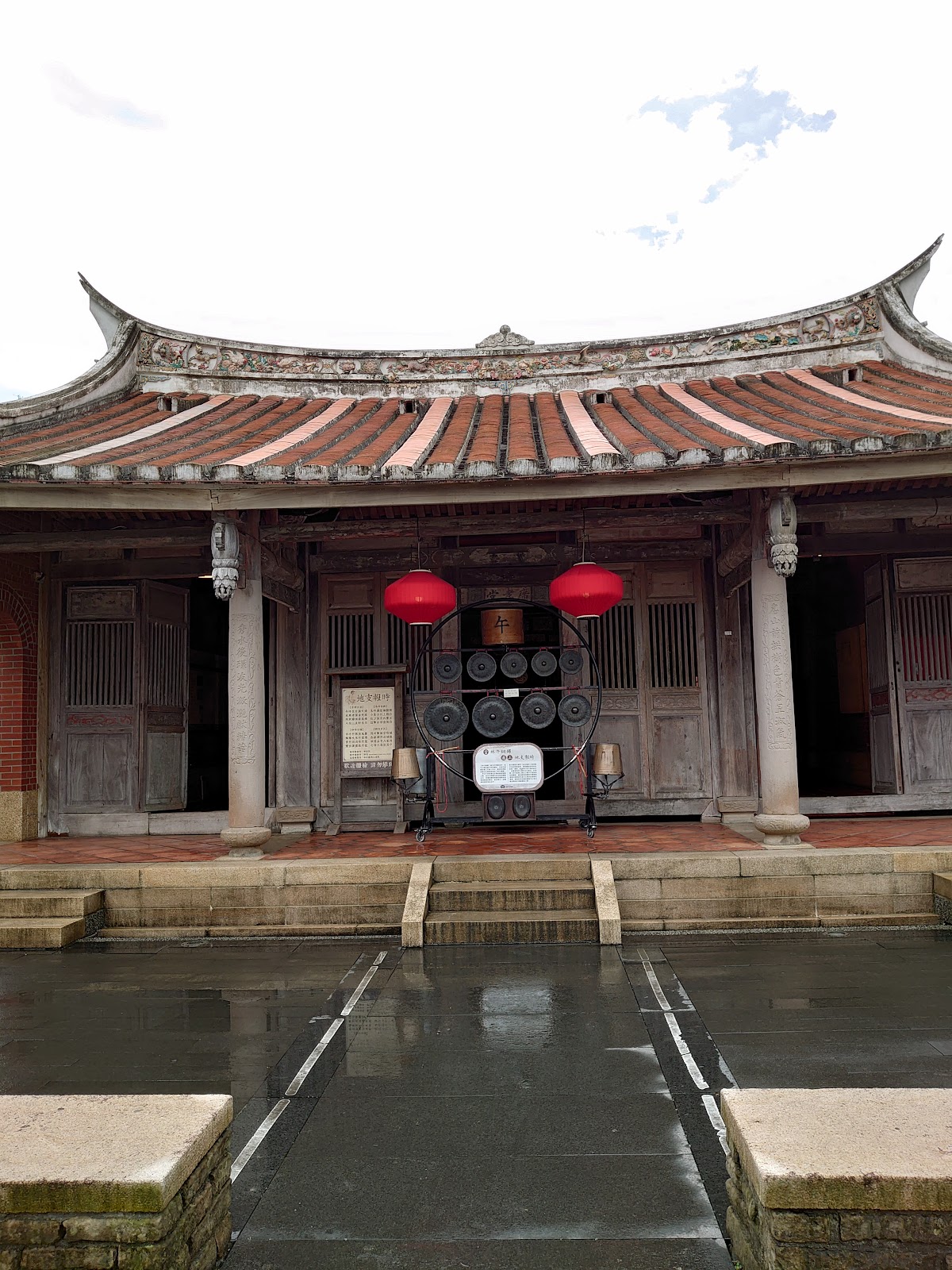 宜蘭傳藝園區曲藝廣場閩南式廟宇戲台建築