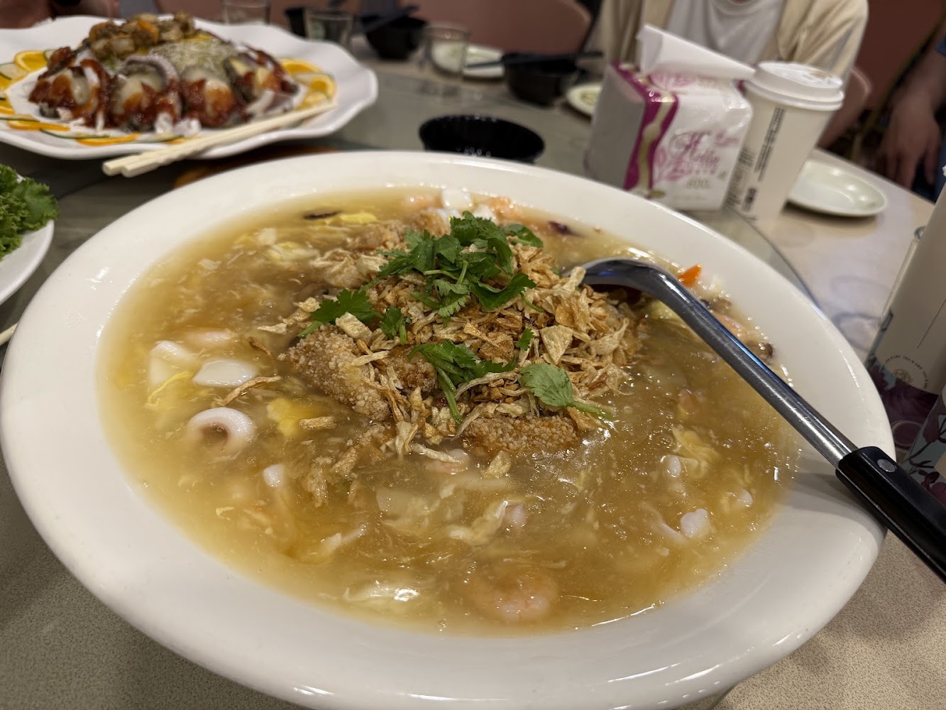 竹園台菜餐廳海鮮羹湯料理