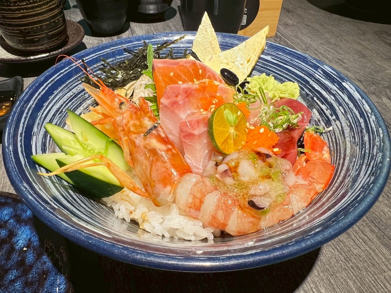 海鮮丼飯近拍