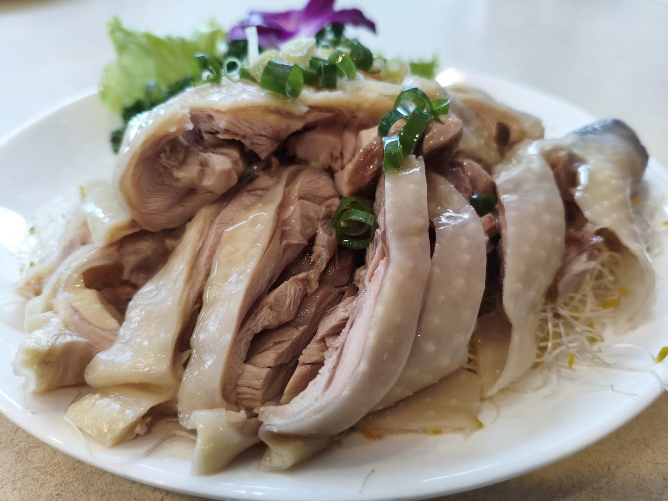 竹園台菜餐廳白斬雞料理