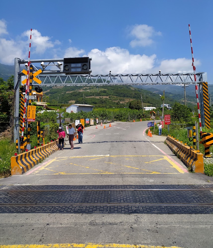 視野開闊的太麻里平交道與道路設施