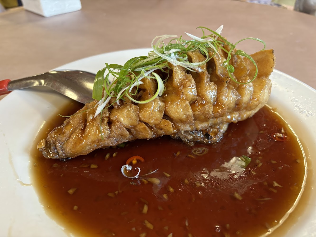 石園活魚餐廳糖醋魚料理