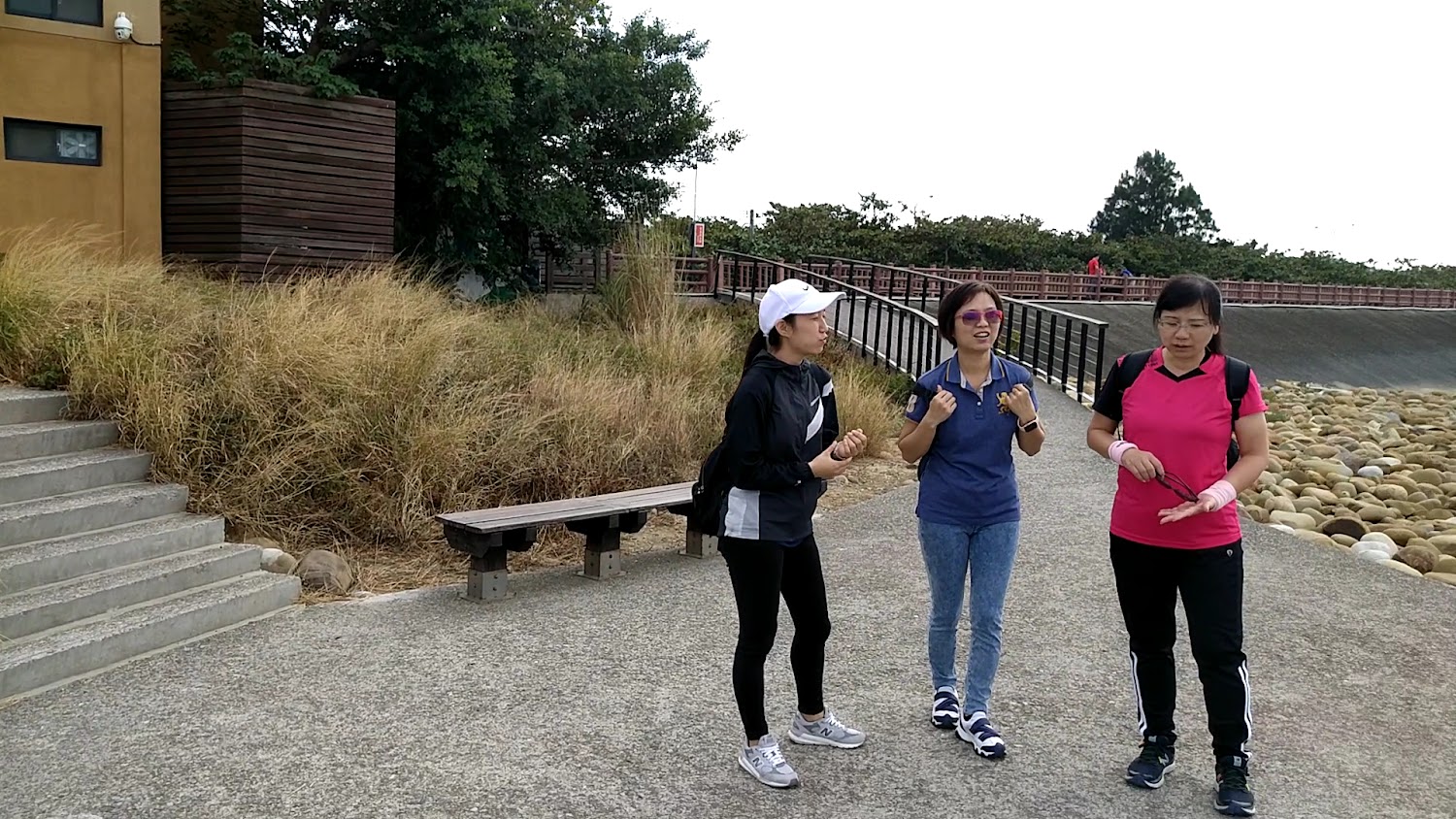 香山溼地美山步道周邊散步空間