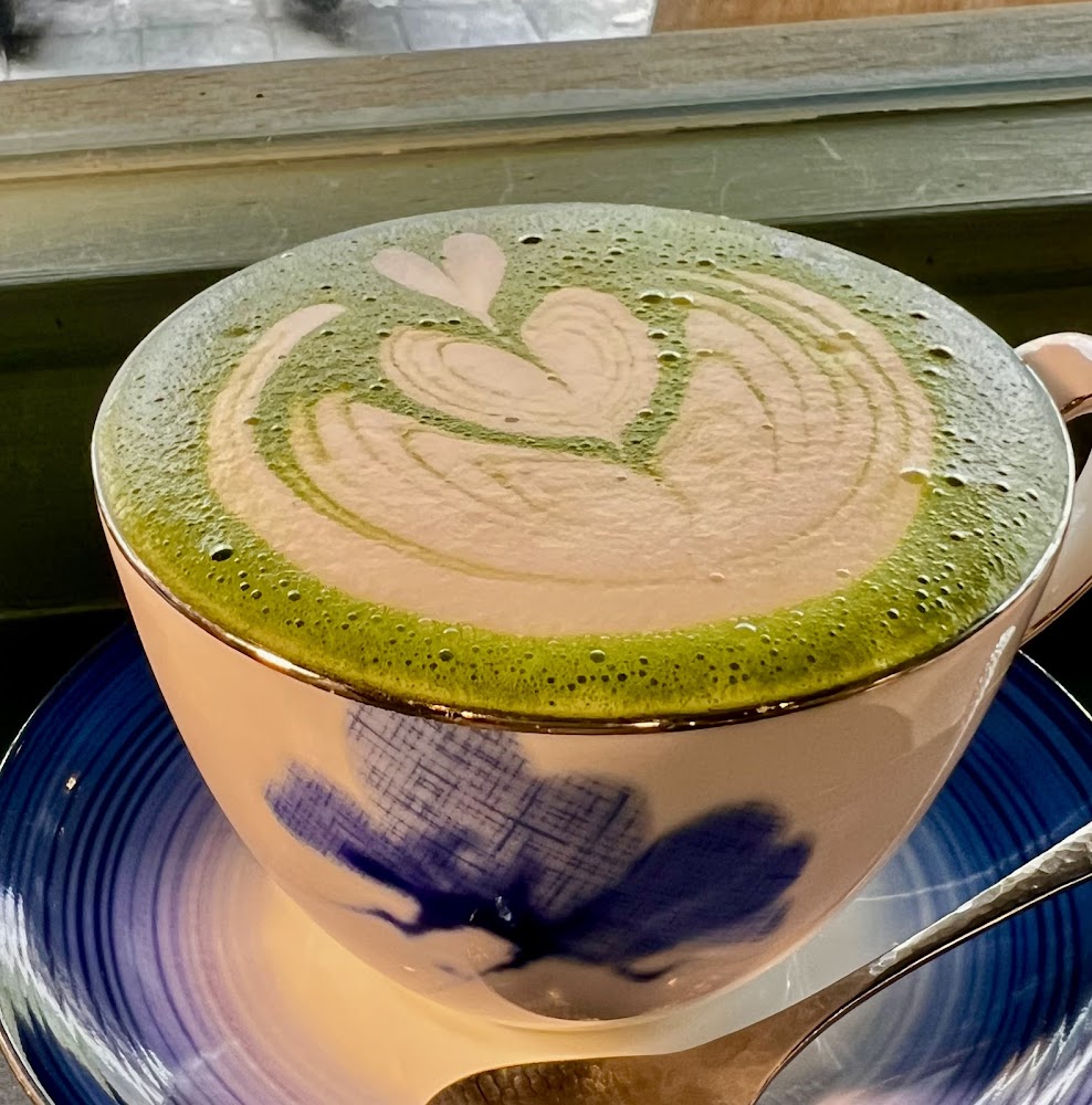 抹茶拿鐵拉花