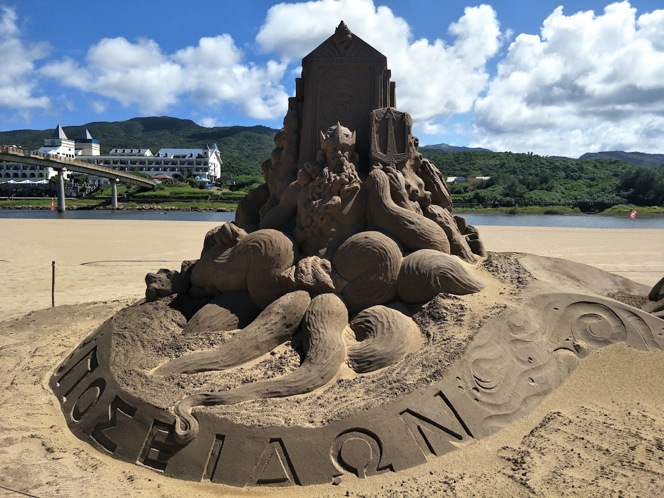 福隆海水浴場海神主題沙雕