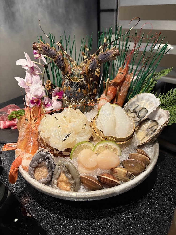 竹苑shabu精緻海鮮拼盤
