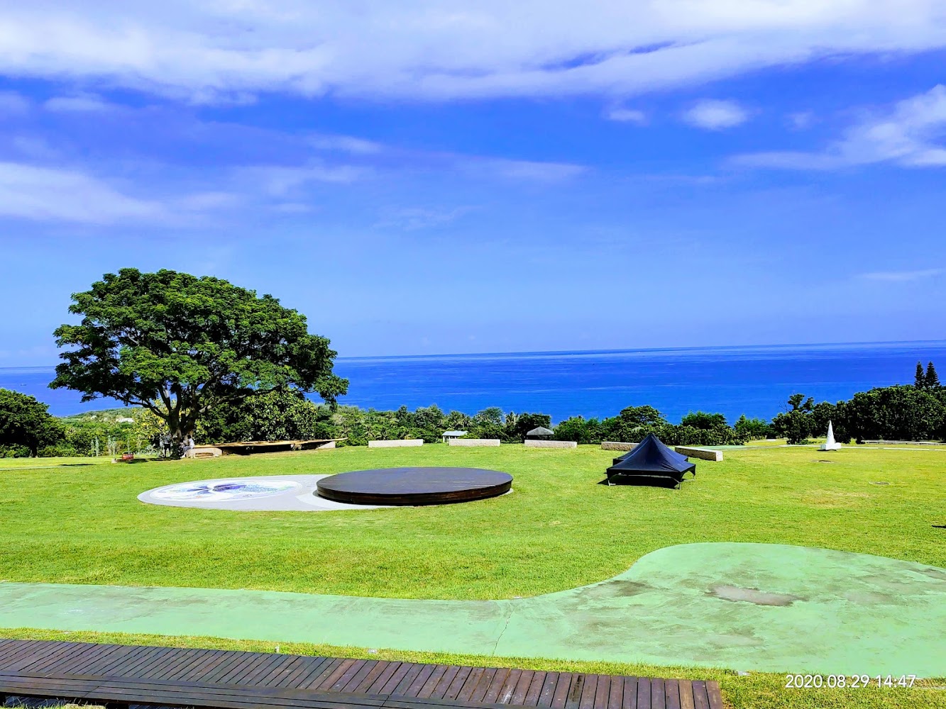 東部海岸國家風景區草地與海景
